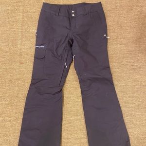 Patagonia ski pants size medium; dark blue/charcoal